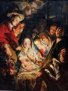 Jacob Jordaens The Adoration of the Shepherds oil on canvas